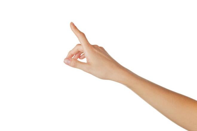 Gl bir iaret parmak, zek ve karakter gcn belirtir.