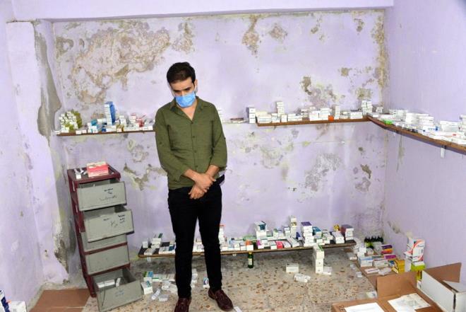 BASKINA KARI GVENLK KAMERASI  te yandan kliniklerden birinde gvenlik kameras olmas da dikkat ekti. phelilerin polis basknna kar klinie gvenlik kameras taktrdklar belirlenirken, aldklar bu nlem ie yaramad.