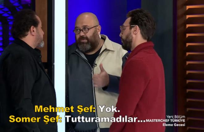 ELEME ADAYLARI KMLERD?  Bu hafta MasterChef'te birinci dokunulmazlk oyununda Barbaros eleme potasnda girmiti. Cumartesi akam oynanan ikinci dokunulmazlk oyununda ise eleme aday Eray olmutu. Haftann son dokunulmazlk heyecannn yaand blmde ise mavi takmda eleme aday yaplan oylama sonras Esra olarak belirlendi.