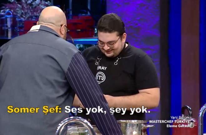 MASTERCHEF BREYSEL DOKUNULMAZLII KM ALDI?  Mavi takm yarmaclar dokunulmazl kaybetmelerinin ardndan bireysel dokunulmazlk iin yeniden mutfaa girdi. Mehmet efin zel tarifi ile Surf and Turf yemei iin yarmaclara verilen srenin ardndan efler yarmaclarn yemeklerinin tadna bakt ve bireysel dokunulmazl kazanan isim Serhat oldu. Serhat bylece MasterChef'te bir haftay daha garantiledi.