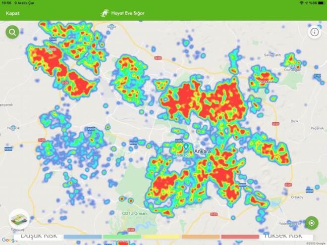 Ankara'da servis doluluk oran yzde 57.7, youn bakm doluluk oran 73.5 solunum cihaz doluluk oran 31.0