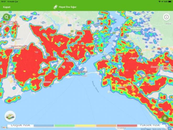 stanbul'da servis doluluk oran yzde 58.6, youn bakm doluluk oran 68.2 solunum cihaz doluluk oran 40.2