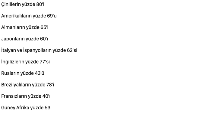 AIYA YAPTIRMAYA OLUMLU BAKANLARIN ORANI U EKLDE;