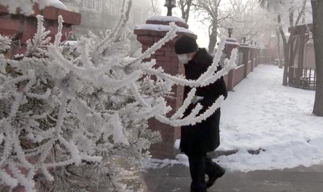 Souk hava nedeniyle donan aralar altrlamad, aalar krayla kapland.