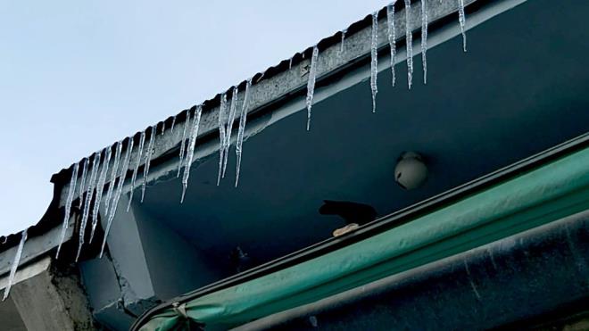 NEHR VE GLLER DONDU  Nehir ve gllerin donduu kentte, atlarda ise buz sarktlar olutu.