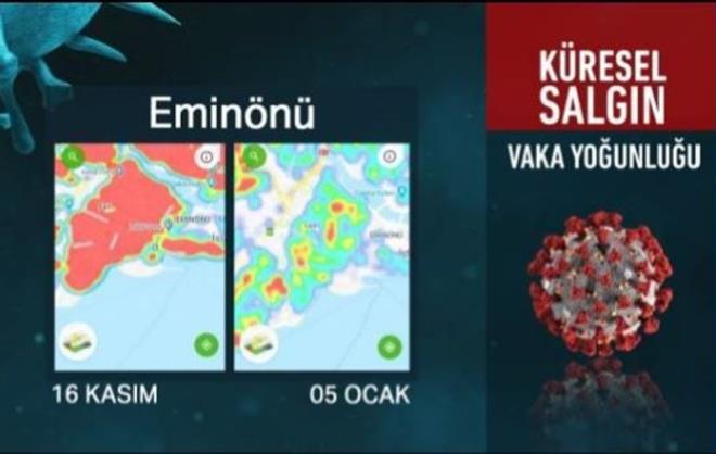 Tabloda, yakla��k bir ay �ncesine kadar a��r hasta say�s� alt� binin �zerindeyken, son verilere g�re a��r hasta say�s�n�n da 3.522'ye geriledi�i g�r�ld�.