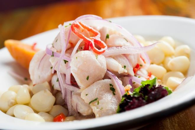 18- Ceviche (Asitte piirilen deniz rnleri), Peru