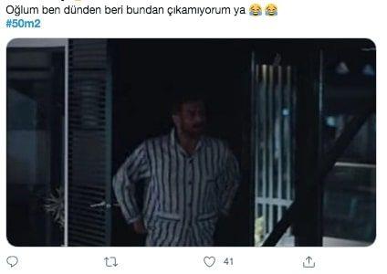 te Twitter'da 50m2 dizisi iin gelen yorumlar...