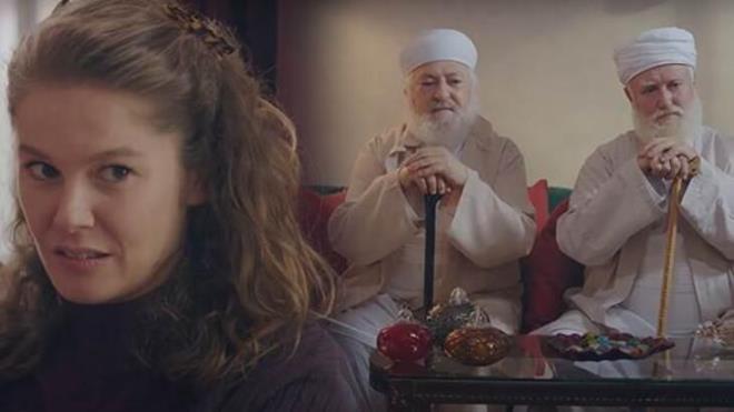 Dizide Boncuk'un halsinasyonlar esnasnda ermilerle konutuu sahne sosyal medyada byk ses getirmiti.