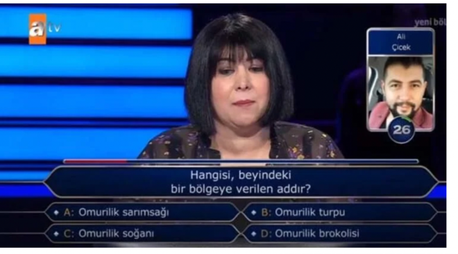 Yarmac doru cevab bilmedii iin telefon jokerini kulland. Telefonun dier ucundaki doktorun ise soruya verdii yant geceye damga vurdu.