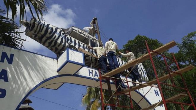 YEREL HALK SU AYGIRLARINI SAHPLEND    Ancak, su aygrlarn ortadan kaldrma fikri imdiden eletirilere neden oldu. Yllar nce,  su aygr Escobar?n mlknden ayrldnda ve biri avclar tarafndan ldrldnde byk bir tepki ekti. Bunun nedeni olarak ise yerel halk su aygrlarn benimsemesi olarak gsterildi.