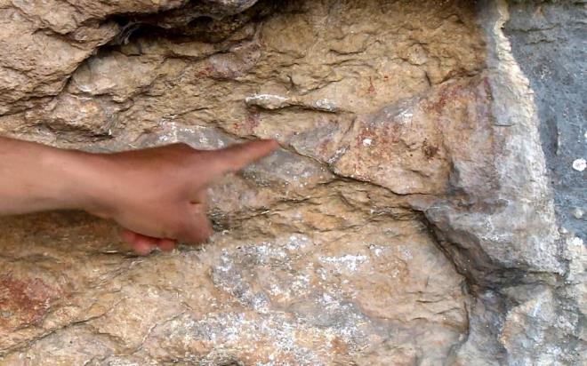 Aratrma kapsamnda Erdemli ilesindeki Alata Vadisi?nde bulunan Arslanl Mahallesi snrlarndaki sarp kayalk yamataki maarada 15?e yakn 8 bin yllk kaya resimleri bulundu.