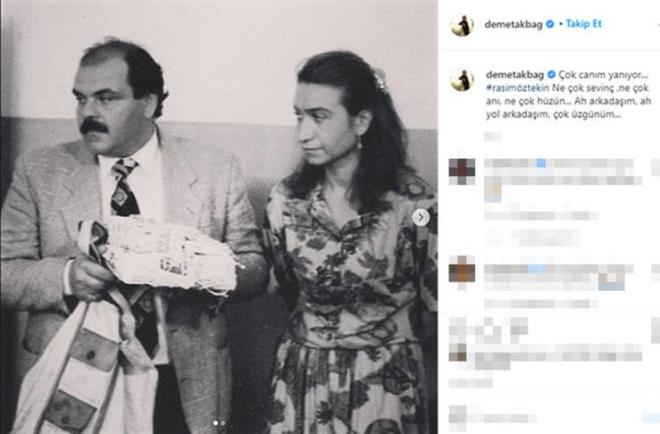 Rasim ztekin'in vefat sanat dnyasn yasa bodu. Kalp krizi sonras yaam mcadelesini kaybeden oyuncu ile tiyatroda uzun sre ayn sahneyi paylaan Demet Akba da byk znt yaad. Geirdii kalp krizi sonucu tedavi grd hastanede yaamn yitiren Trk tiyatrosunun usta ismi Rasim ztekin, son yolculuuna uurland.