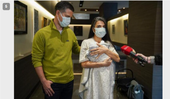 Anne Seda Giray, doum yapacan anlaynca pozisyonunu ald ve hamile olarak girdii Avrasya Tneli?nden, kucanda bebei ile kt. Hastaneye ulatklarnda bebek hemiresi, arabaya binerek kordonu kesti. Annenin ve bebein salk durumlar iyiyken, Devin Ege ismini verdikleri bebekleri, Avrasya Tneli?nde dnyaya gelen ilk bebek oldu. Hastaneden dn taburcu olan aile, bu defa bebekleriyle sakin bir yolculuk geirdi. Giray ifti Avrasya Tneli?nden bebekleriyle ikinci defa geerek, evlerine dnd.