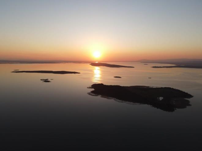 Turistik glde gn batmnn en gzel anlar doa ve yaban hayat fotorafs Samet Asutay tarafndan grntlendi.