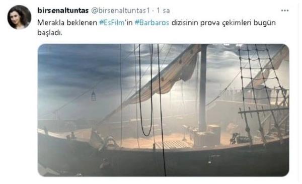 Birsen Altunta, Twitter hesabndan dizinin ekimlerinin bugn (30 Mart) itibari ile baladn duyurdu.