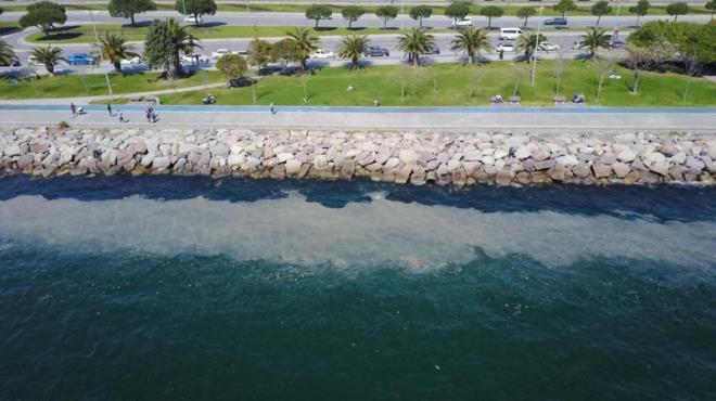 Salyay� kirlilik olarak yorumlayan sahildekilerden Kemal Bulut, "Bu kirlilik iki, �� g�nd�r var. �nce beyazd� sonra sar� oldu. �leride bir dere var ama oradan akt���n� zannetmiyorum. Denizin alt�ndan ya da gemiler bazen gece duruyor, onlardan kaynaklan�yor olabilir" �eklinde konu�tu.