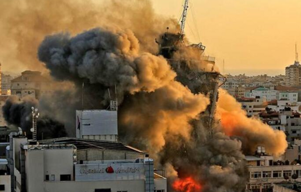 Vurulan binada sivillerin ikamet ettii daireler, Gazze'de faaliyet gsteren irket ve basn kurulularnn ofisleri bulunuyordu. Saldrnn ayrca evre blgelerde elektrik kesintisine neden olduu aktarld.