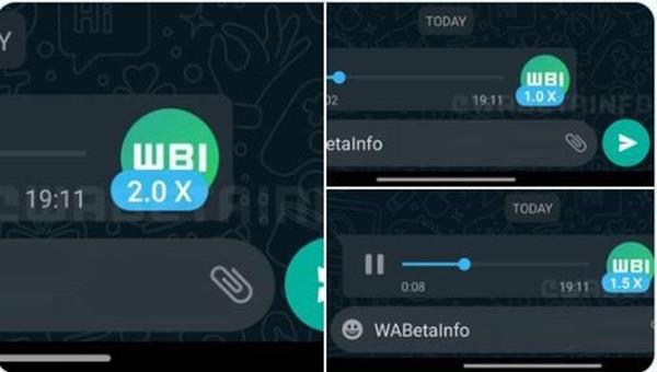 Szdrlan gresellere gre kullanclar istee bal olarak sesli mesajlar 1.0, 1.5 ve 2.0 hzlarnda oynatabilecek.