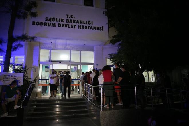 Alama programna 40 ya ve zeri vatandalarla farkl meslek gruplar dahil olunca, sras gelenler Bodrum Devlet Hastanesi'nde younlua neden oldu.