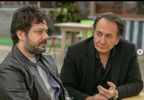 Engin Mdr ve Baak, Aycan?n kartt bebeklerinin acsn yayorlar.      Mesut, olu Tun ile Mazlum?u yanan mekandan kartmak iin alevlerin ortasna atlyor.