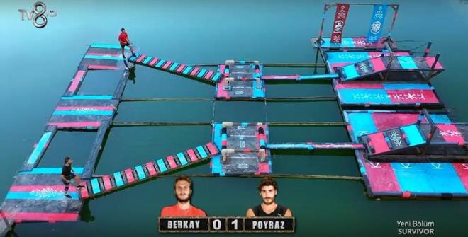 TV8'in sevilen yarma program Survivor 2021 yarmasnda haftann nc dokunulmazl da oynand. Yarmaclar finale sayl zaman kala dokunulmazlk parkuruna kmaya devam ediyor. Poyraz ile Aye arasnda gerekleen dokunulmazlk final mcadelesinin kazanan ise Aye oldu.