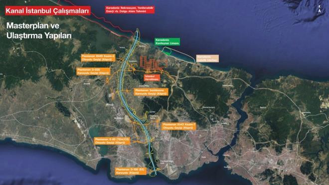 LK KPRNN TEMEL BUGN ATILDI  lk kprnn temelinin atlmasyla Kanal stanbul, fiilen hayata geirildi. Kpr, Kuzey Marmara Otoyolu (3. Boaz Kprs dahil) Projesi Baakehir-Baheehir-Nakka Kesim-08 (balant yollar dahil) ii kapsamnda, Sazldere geiini salayacak ekilde ina edilecek.    Ana akl 440 metre uzunluundaki kprnn, sa ve solda yer alan 210 metrelik yan aklklaryla uzunluu 860 metreye ularken, yaklam viyadkleriyle toplam uzunluu 1618 metre olacak.