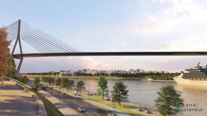 Cumhurbakan Recep Tayyip Erdoan'n, Babakan iken 27 Nisan 2011'de olarak kamuoyuna duyurduu, stanbul'u iinden 2 deniz geen bir ehre dntrecek Kanal stanbul, bugn ilk kprnn temelinin atlmasyla fiilen hayata geirildi.