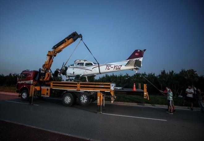 Uakta bulunan iki kii tedbir amal hastaneye kaldrlmt.