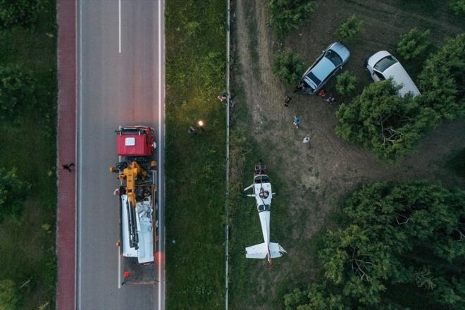Sivil Havaclk Genel Mdrl ekiplerinin olay yerindeki incelemesi tamamland.