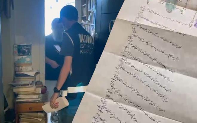 Cumhurbakanl'nn ihbar zerine stanbul Emniyeti Kaaklk Sularyla Mcadele ube Mdrl ekipleri L.S. isimli sahafn Kadky Caferaa'daki iyerine operasyon dzenledi.