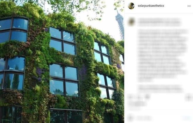 Bilim insan, sistem tasarmcs, sosyal giriimci ve kurulularla daha iyi bir dnyann yeniden hayal edilmesini tevik etmek iin alan Moral Imaginations'n kurucu orta Phoebe Tickell, "nsanlara daha fazla solarpunk olmalar gerektiini sylemek, insanlar kendi hayal glerini kullanmaya tevik etmekten ok daha az davetkar" diyor.    Kanadal firma Karbon Geri Dnm Teknolojileri (CUT), vizyonunu iletmek iin solarpunk'tan yararlanan bir kurulu olarak ne kyor.