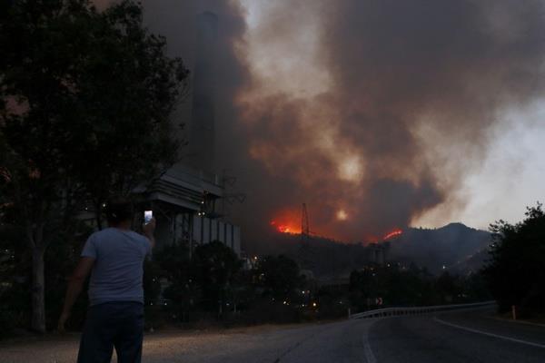 Kemerky Termik Santrali personeli tahliye edildi, yanc ve patlayc maddeler dar karld.