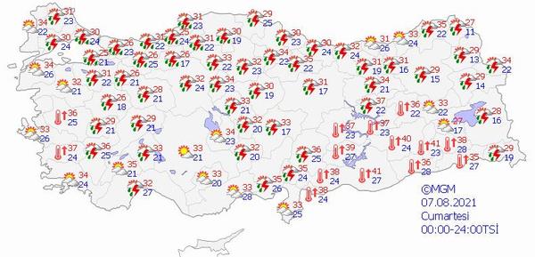  Anadolu: Az bulutlu ve ak geecei tahmin ediliyor.