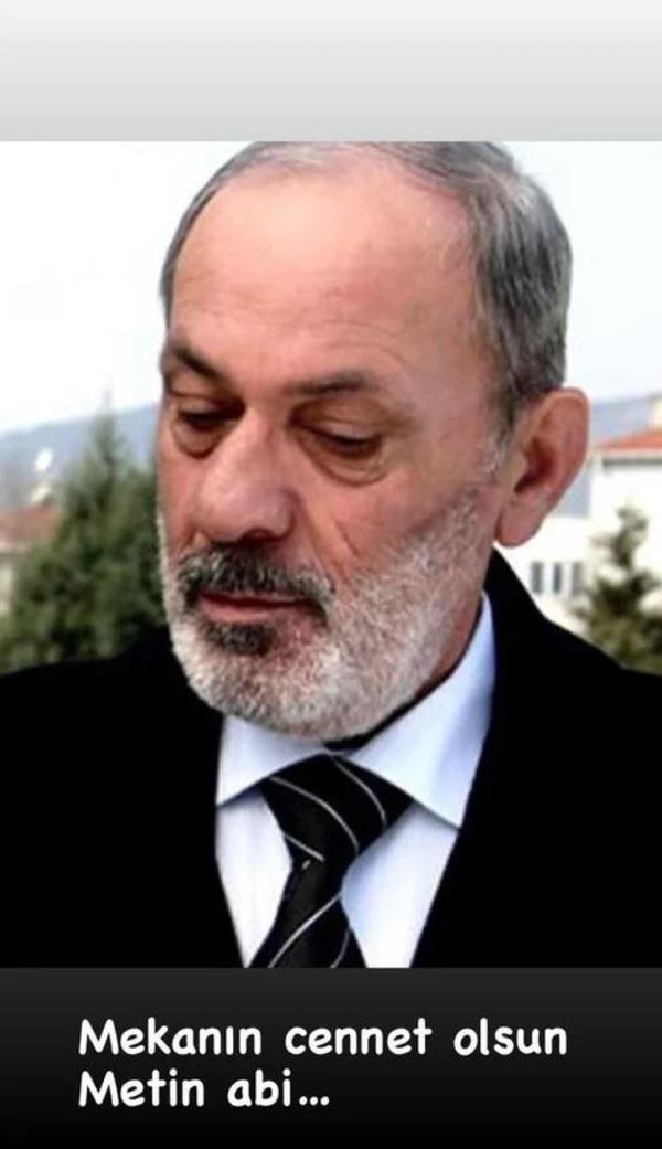 Binbir Gece dizisinde ekmez'le birlikte rol alan Ceyda Dvenci sosyal medya hesabndan "Mekann cennet olsun Metin abi..." paylamn yapt.