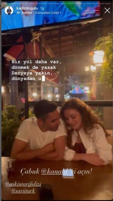 Takipileri Kadir Doulu' ya "Sen evlisin, hatrla" diye sert kmt.