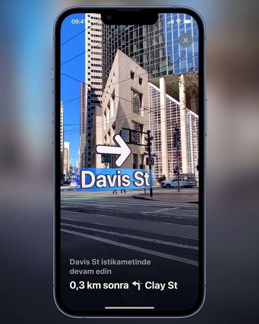 5- Harita<br>  - San Francisco Krfez Blgesi?nde, Los Angeles?ta, New York?ta ve Londra?da (ve nmzdeki zamanda eklenecek dier ehirlerde) ayrntl ehir haritalar; ykseklii, aalar, binalar, referans noktalarn, yaya geitleri ile dn eritlerini ve karmak kavaklarda navigasyon iin 3B grntleri ve daha fazlasn grntler (iPhone XS, iPhone XS Max, iPhone XR ve daha yenisi)