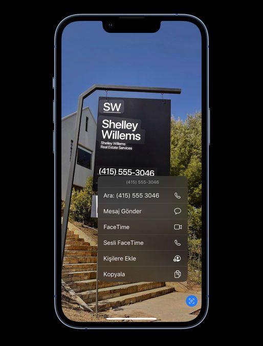 7- Canl Metin<br>  - Canl Metin, fotoraflarnzdaki metinleri etkileimli hle getirir. Bylece Fotoraflar?da, Ekran Resmi?nde, Gz At?ta, Safari?de ve Kamera?daki canl nizlemelerde metinleri kopyalayp yaptrabilir, aratrabilir ve eviri yapabilirsiniz (iPhone XS, iPhone XS Max, iPhone XR ve daha yenisi)