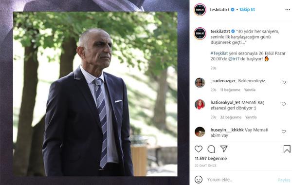 Getiimiz gnlerde yaynlanan srpriz bir tantm ile de yeni sezona bomba gibi hazrlandklarn ispat ettiler. En son Uyan: Byk Seluklu dizisinde Hasan Sabah olarak izlediimiz Kurtlar Vadisi'nin Memati'si Grkan Uygun, Tekilat dizisinde yeni sezonda boy gsterecek oyunculardan biri....