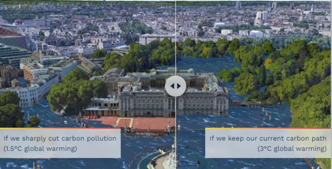 klim bilimindeki en son aratrmalar raporlayan ve analiz eden ABD merkezli Climate Central'a gre, 8 yandaki ngiltere prensi George'un yaamnn byk bir blmnde Buckingham Saray sular altnda kalm olacak.