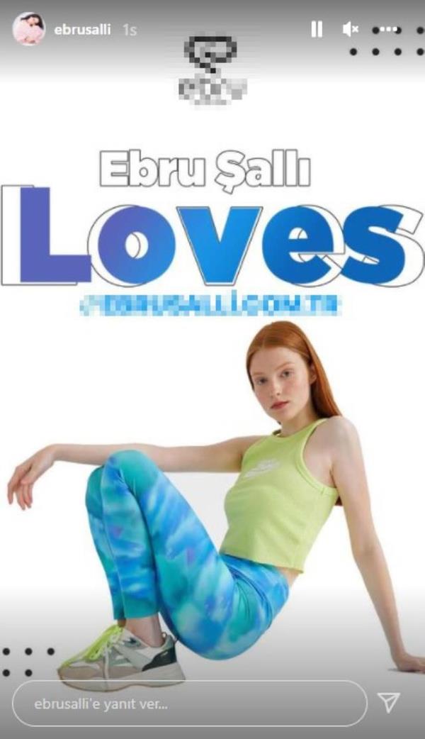 Instagram hesabndan babasyla olan fotoraflarn paylaan Ebru all, "Canm babam. Poniim seni en gzel yere ald biliyorum" ifadelerini kulland. nl manken bu paylamndan birka saat sonra da kendi markasna ait rnlerin tantm yapt.