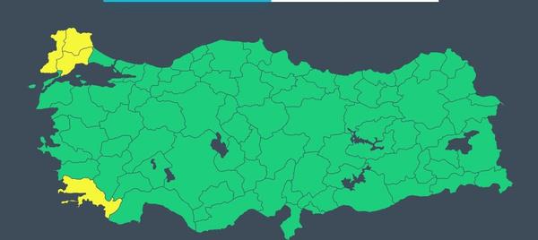 SARI KOD ALARMI  Meteoroloji Genel Mdrl, Mula, Tekirda, Edirne, Krklareli iin bugn ve yerin sar uyar yaymland.  <br>  Sar kod nedir ? : Hava durumu potansiyel tehlikelidir: Tahmin edilen meteorolojik hadise olaand olmamakla birlikte, meteorolojik artlardan etkilenebilecek faaliyetler konusunda dikkatli olunmaldr.