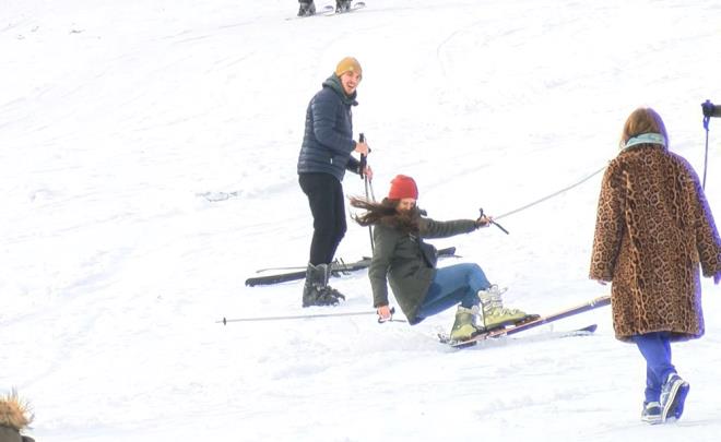 BURSA - ULUDA    Uluda'da yeni yln ilk gn younluk yaanyor.