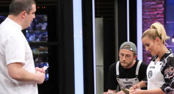 MasterChef'te ilk oyunda konuk ef olarak Osman Sezener katld. nl ef, yarmaclara krlang bal ile hazrlanm  farkl yemei yapmalarn istedi. Sre sonunda Osman Sezener ile birlikte drt efin on zerinden deerlendirmesine gre ilk turda Tahsin 28, Dilara 19 puan ald.