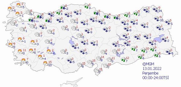 Gneydou Anadolu: Paral ve ok bulutlu, blge genelinin aralkl yamur ve saanak yal geecei tahmin ediliyor.