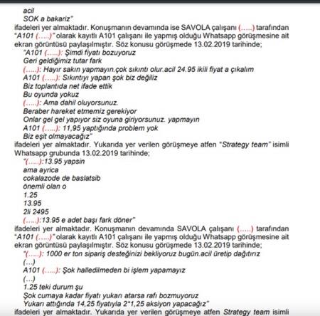 Bir market zinciri alan ile tedariki arasnda geen konuma u ekilde:<br>  &#9679;X2 market alan: Fiyat bozuyoruz. Geri geldiimiz tutar fark. &#9679; Hayr sakn yapmayn. ok sknt olur. Acil 24.95 ikili fiyata kalm.