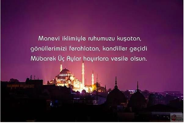 * Sen yle bir insan ol ki akllar dursun, sen ona buna deil Allah?a kulsun, ziynetler iinde parlayan bir nursun, senin gibi bir dostun  aylar mbarek olsun. * Fani Dnyann padiah deilim. Gnl hrkalarn yamar giyerim. Dostlarla alar, dostlarla glerim. Siz sevdiklerime, hayrl  aylar dilerim.