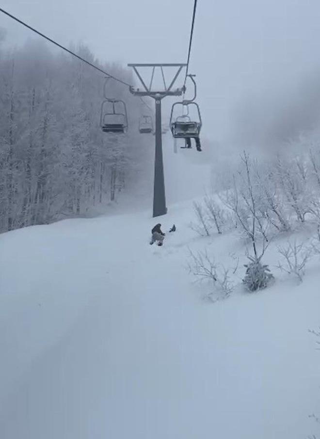 Kocaeli'nin k turizmi ile nl Kartepe'de telesiyej arzaland.