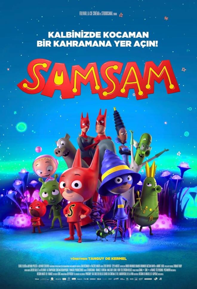 Samsam  <br>  Serge Bloch tarafndan, ayn adl ocuk televizyon programndan uyarlanan 'Samsam', animasyon sevenleri sinema salonlarna ekmeyi amalyor.  <br>  Film, Samsam ve mektup arkada Daisy'nin maceralarn minik seyircilerin ilgisine sunuyor.