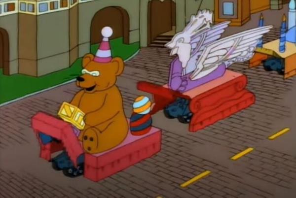 Klt izgi dizi Simpsonlar'n eski bir blm olan "Simpson Tide", Sovyetler Birlii'nin dnn ve yeni bir Souk Sava' ngrmeyi baard. Hem de Boris Yeltsin'in bakan olduu ve ilikilerin iyi olduu 1998 ylnda...